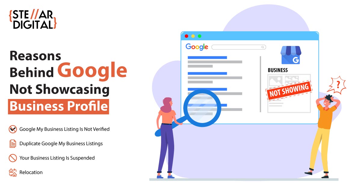 Why google not displaying business profile 